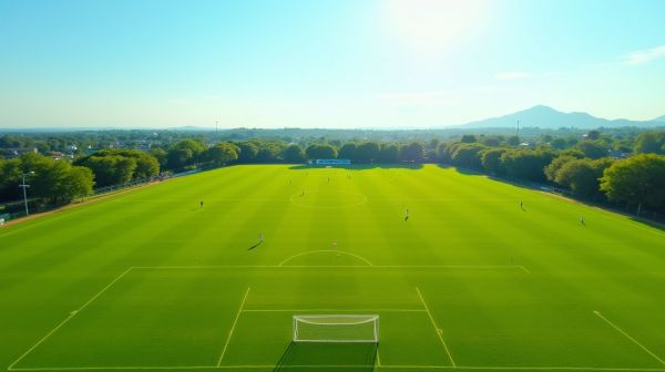 Comprendre la largeur d'un terrain de football et ses influences